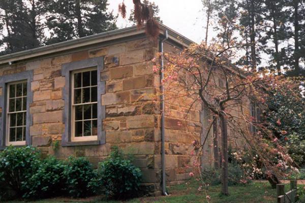 Exterior of Schramms Cottage
